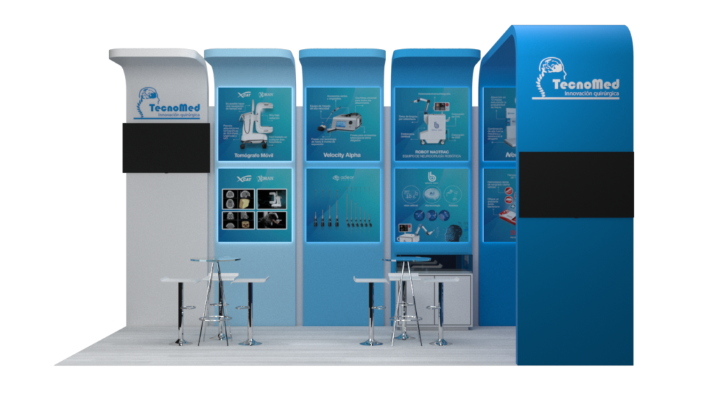 Diseño de Stand de tecnología en Mexico