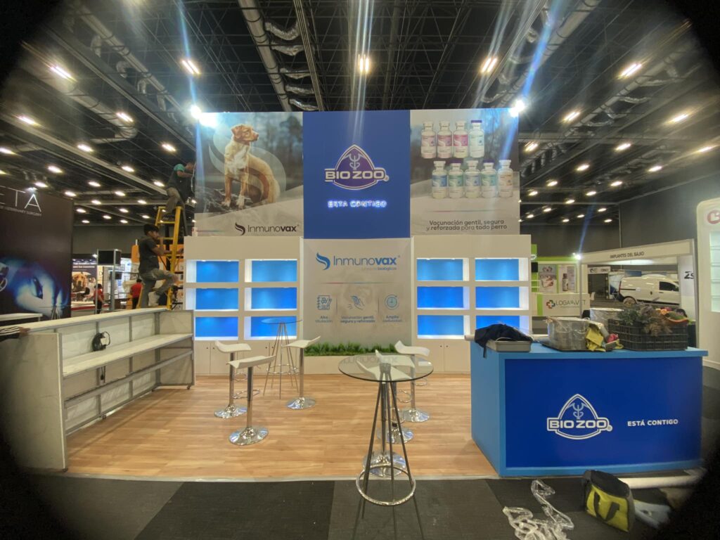 Stand tecnológico en Mexico