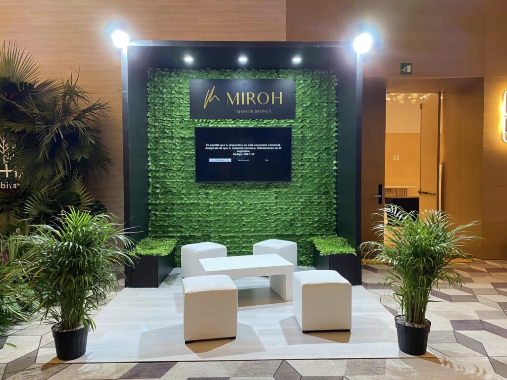 renta de stand custom